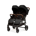 Ickle Bubba Venus Doppel Kinderwagen (Schwarz) : Baby