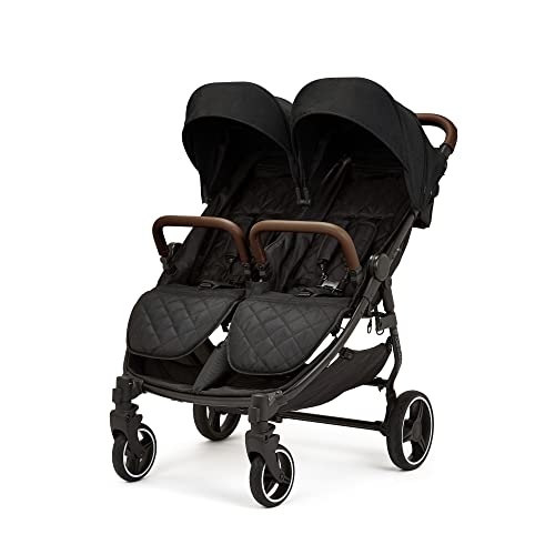 Ickle Bubba Venus Doppel Kinderwagen (Schwarz) : Baby