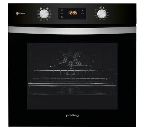 Privileg PBWK3 JH8S BLG Einbau Backofen mit Hydrolyse und Dampffunktionen/ 71 l/Hydrolyse/CLICK und CLEAN/Multi Level Kochen/Pizzafunktion/Freasy Cook : Elektro Großgeräte