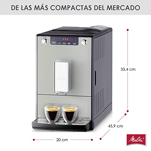 Melitta Solo   Kaffeevollautomat   2 Tassen Funktion   verstellbarer Kaffeeauslauf   Kegelmahlwerk   3 stufig einstellbare Kaffeestärke   Limited Edition   Sandy Grey (E950 777)