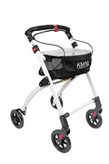 KMINA PRO   Rollator Schmal für Wohnung, Faltbarer Rollatoren für Senioren, Indoor Rollator mit Tablett, Kleiner Rollator für die Wohnung, Rollator Schwarz : Drogerie &amp; Körperpflege