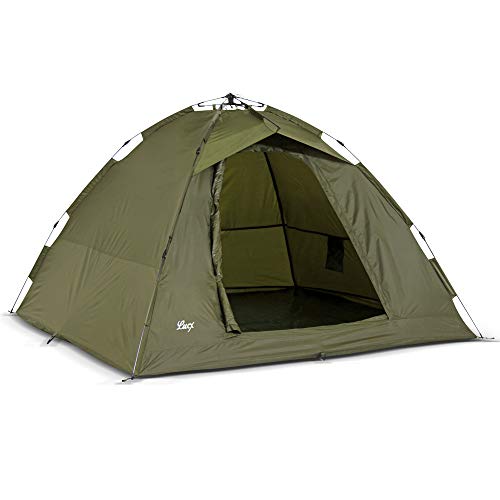 Lucx® Ruck Zuck Zelt/Angelzelt / 1 2 Man Bivvy / 1 2 Mann Karpfenzelt/Campingzelt/Sekundenzelt/Schnellaufbauzelt : Sport &amp; Freizeit