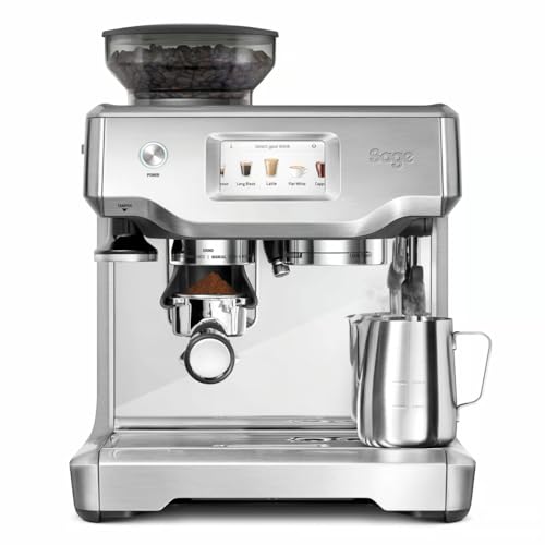 Sage   The Barista Touch   Kaffeevollautomat mit automatischem Milchaufschäumer   Gebürsteter Edelstahl