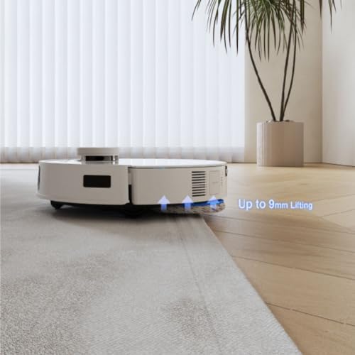 ECOVACS DEEBOT T30 PRO OMNI Saugroboter mit Wischfunktion, mit TrueEdge Moppin, Zero Tangle Bürste, 11.000 PA Saugkraft mit heißem Wasser und Smart Rewash, Farbe Silber