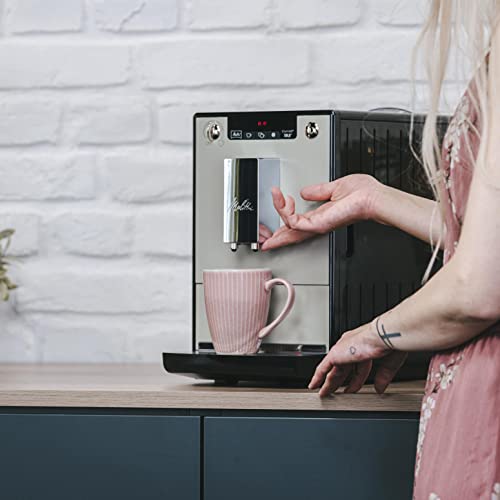 Melitta Solo   Kaffeevollautomat   2 Tassen Funktion   verstellbarer Kaffeeauslauf   Kegelmahlwerk   3 stufig einstellbare Kaffeestärke   Limited Edition   Sandy Grey (E950 777)