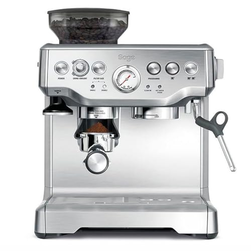 Sage   The Barista Express   Espressomaschine mit manuellem Milchaufschäumer   Gebürsteter Edelstahl