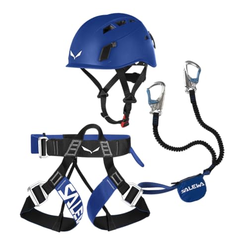 Salewa Klettersteig Komplettset Attac/Evo/Toxo 3.0, Schwarz : Sport &amp; Freizeit