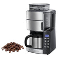 Russell Hobbs Kaffeemaschine mit Mahlwerk Thermokanne [Digitaler Timer, Brausekopf für opt. Extraktion &amp; Aroma] Grind&amp;Brew (max 10 Tassen, 3 stufige Mahlgradeinstellung) Filterkaffeemaschine 25620 56