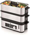 WMF KÜCHENminis Dampfgarer, 2 individuell regulierbare Garräume mit je 2,15 l, Warmhaltefunktion und Aromaverstärker : Küche, Haushalt &amp; Wohnen