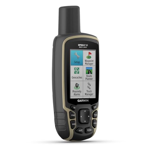 Garmin GPSMAP 65 – robustes GPS Outdoor Navi mit vorinstallierter TopoActive Europakarte und 2,6“ Farbdisplay. Beste Navigation dank 5 Satellitensystemen &amp; Multi Frequenz Technologie, wasserdicht. : Sport &amp; Freizeit
