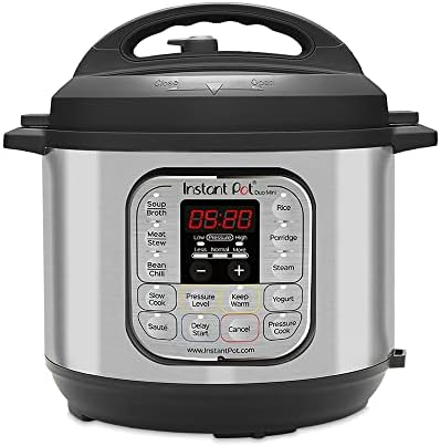Instant Pot Duo 7 in 1 Smart Cooker, 3 l — Schnellkochtopf, Slow Cooker, Reiskocher, Bratpfanne, Joghurtbereiter, Dampfgarer und Speisenwärmer