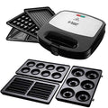 Russell Hobbs Multifunktionsgerät [Sandwich Maker, Waffeleisen, Kontaktgrill]   3er Zusatzplattenset [Cake Pop, Mini Donut, Churros] Fiesta (spülmaschinengeeignete Platten) 24540 56   25490 56