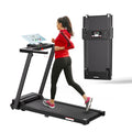 FitinOne Laufband für Zuhause, Laufband klappbar bis 6 km/h, mit LED Anzeige, max. 136kg, 3HP kompakte Walking Pad für Zuhause und Büro, Keine Installation : Sport &amp; Freizeit