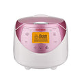 CUCKOO CR 0631F Digitaler Reiskocher klein, Reiskocher Dampfgarer, 1l, Micom Fuzzy Logic, Timer, LCD Display, 7 Koch  &amp; 3 Zusatzfunktionen, Antihaftbeschichtung, electric rice cooker mini digital weiß