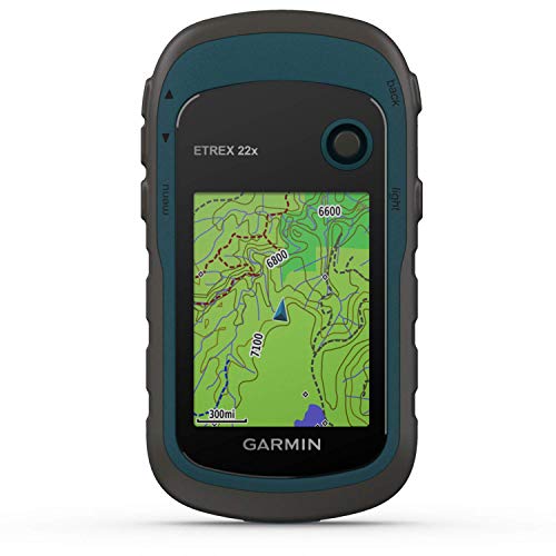 Garmin eTrex 22x – robustes, wasserdichtes GPS Outdoor Navi mit 2,2" (5,6 cm) Farbdisplay mit Tastenbedienung, vorinstallierter TopoActive Europakarte und 25 Std Akkulaufzeit, Blau, One Size : Sport &amp; Freizeit