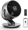 Dreo 28dB Leiser Smart Tischventilator für Schlafzimmer Büro, Ventilator mit Fernbedienung Kühlung 21M Windentfernung 4 Geschwindigstufe 5 Modi 12H Timer 90° Auto 120° Manuell oszillierend, Lynx S : Küche, Haushalt &amp; Wohnen