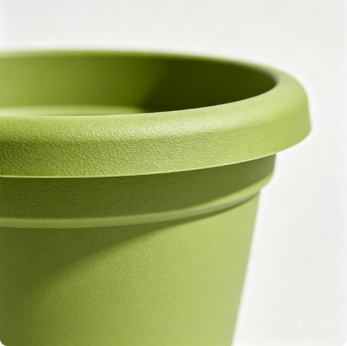 Nhgftdhsjtef-Fallrohrpflanzgefäss 40 - Blumentopf für Regenrohr - vertikaler Garten - 100% recyceltes Plastik - Ø 21.6 x H 16.3 cm - Grün/Pistazien Grün