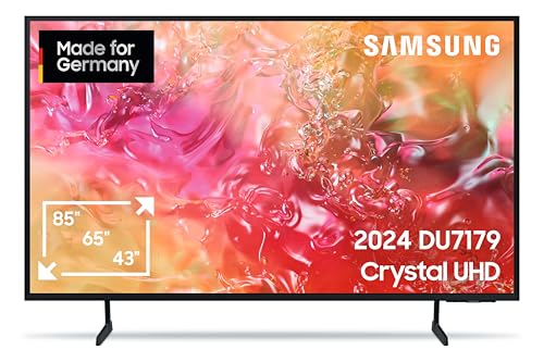 Samsung Crystal UHD 4K DU7179 Fernseher 50 Zoll, Samsung TV mit PurColor, 4K Upscaling, Crystal Prozessor 4K, Smart TV, GU50DU7179U, Deutsches Modell [2024] : Elektronik &amp; Foto