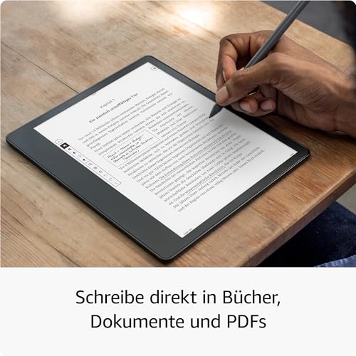 Kindle Scribe (2022)   16 GB – der erste Kindle, der auch ein digitales Notizbuch ist – mit Paperwhite Bildschirm (10,2 Zoll, 300 ppi) und Standard Eingabestift : Amazon.de