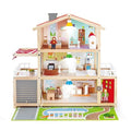 Puppen Villa von Hape| Preisgekröntes Puppenhaus mit 10 Zimmern aus Holz ab 3 Jahren: Spielzeug